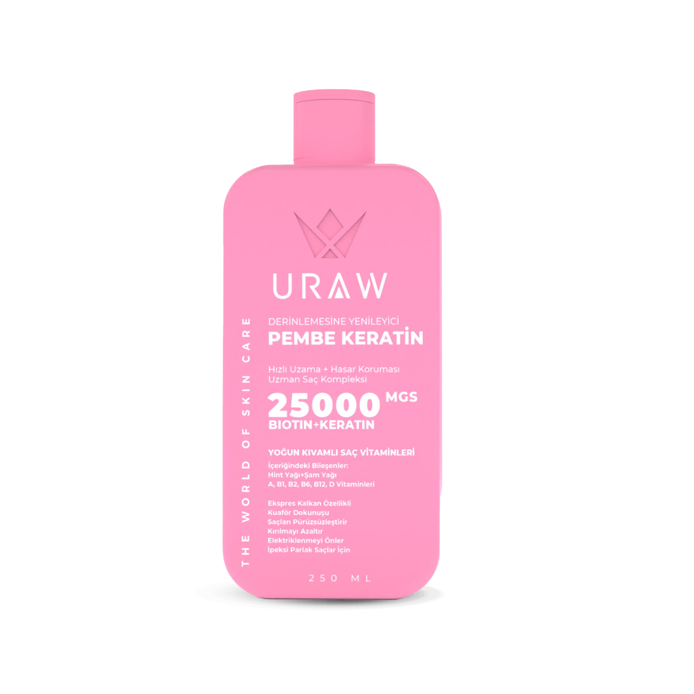 Pink Keratin ( Nemlendirici ve Yeniden Yapılandırıcı Saç Bakım Maskesi )